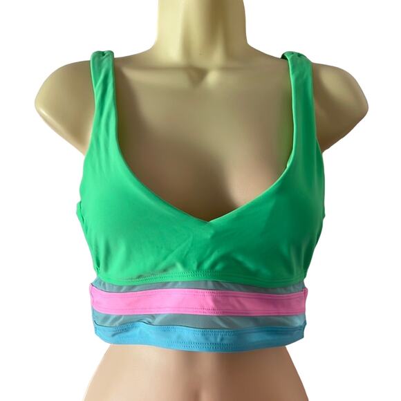 NOBO No Boundaries Colorful Bikini Top junior Size Medium 7/9 - Picture 1 of 6